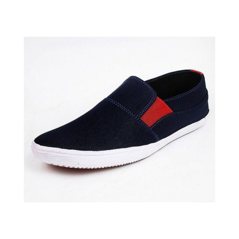 Mens Blue Red Stylish Sneakers